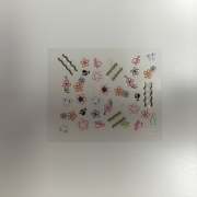 3D Sticker farbig weiss XF 402